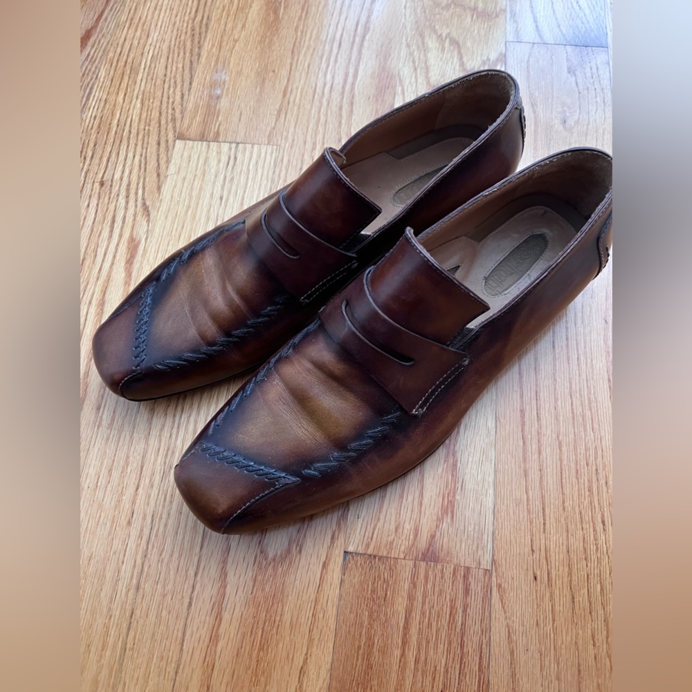 Berluti Men’s Brown Leather Loafers
